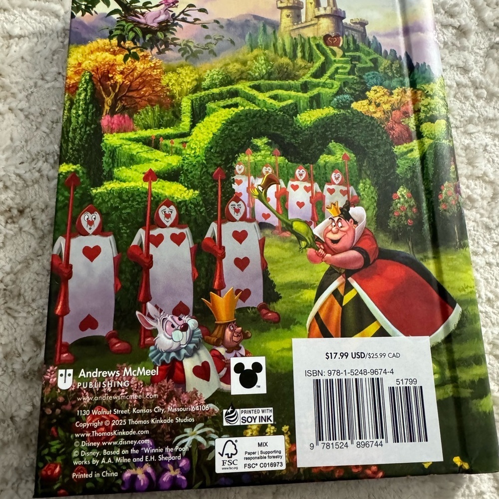 Disney 2026 Thomas kinkade Calendar - Enchanting Pink and Green Design - Picture 2 of 9